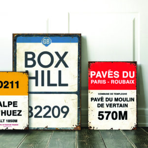 cycling road sign