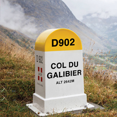 french cycling road sign
