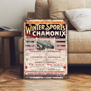 chamonix old sign