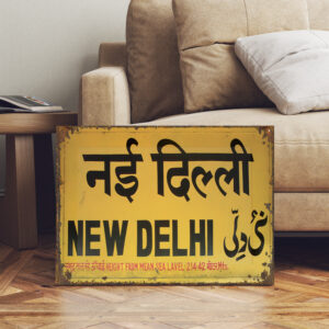 old indian railway signs