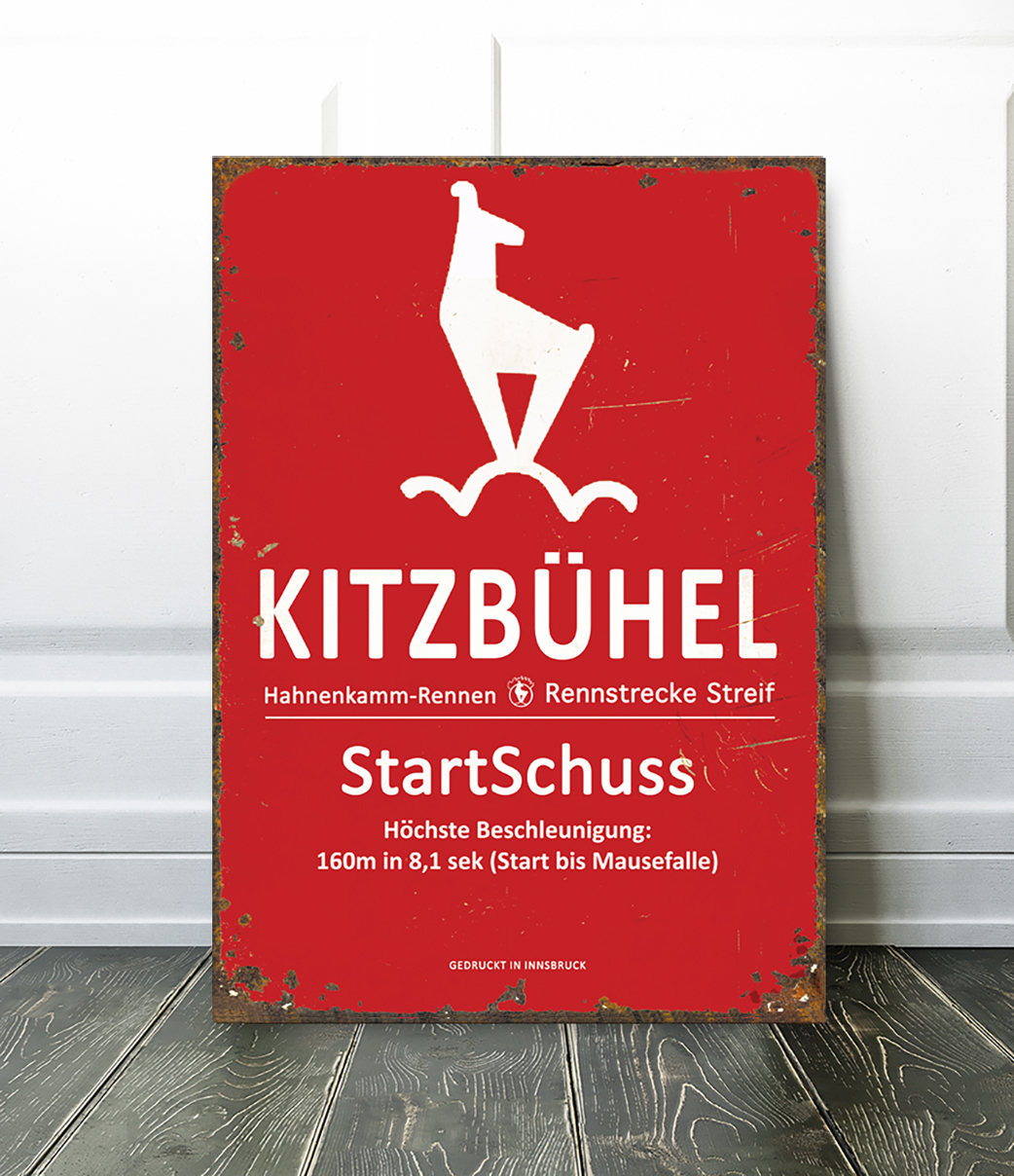 kitzbuhel skiing sign