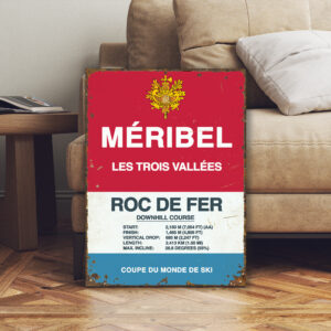 meribel ski sign