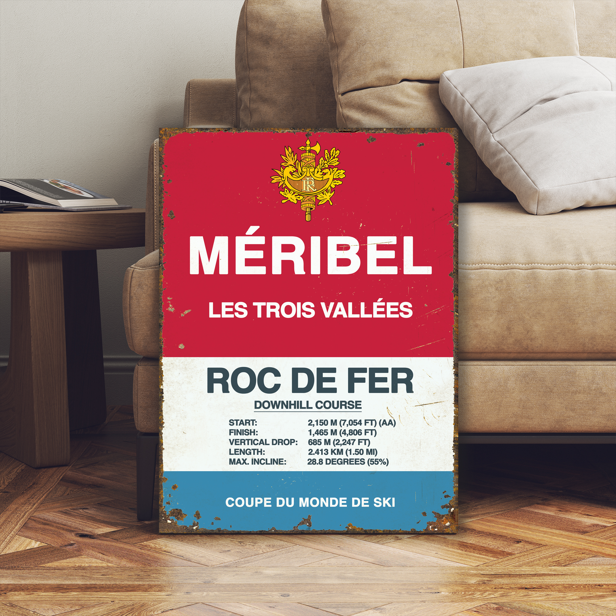 meribel ski sign