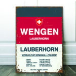 wengen ski sign