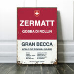 zermatt ski sign