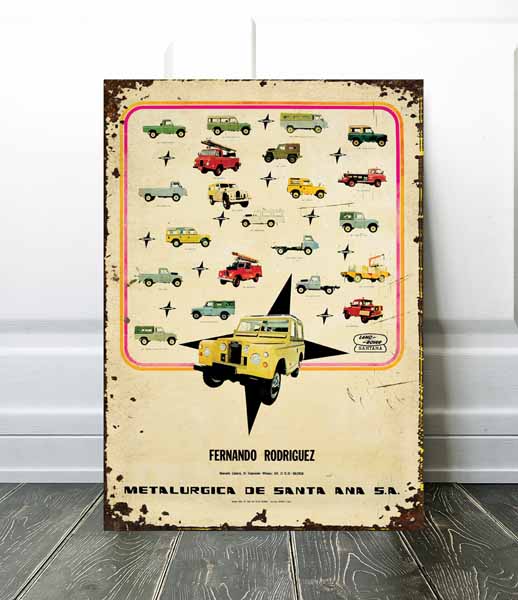 vintage landrover advert