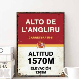 vuelta espana cycling sign