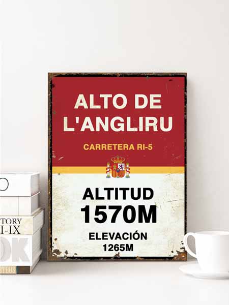 vuelta espana cycling sign