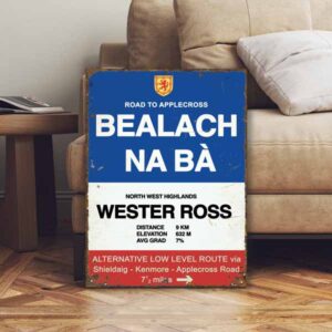 north coast 500 cycle race sign