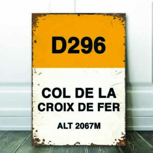 croix de fer Tour de France sign