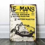 vintage Le Mans aston martin poster