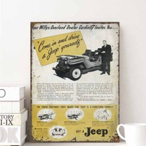 old willys jeep advert